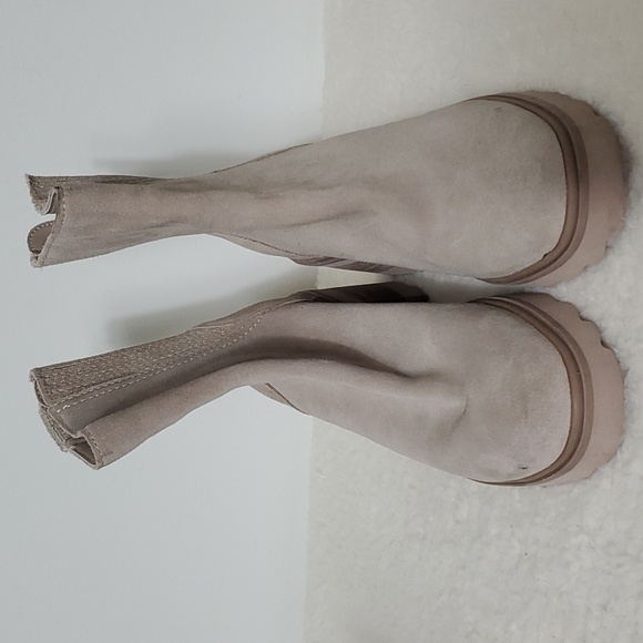 Dolce Vita Martey H2O Taupe Suede Waterproof Boot, 7 - Picture 2 of 16